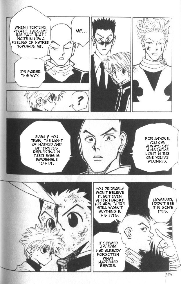 Hunter x Hunter Manga Chapter 35 page 13 - Light and Darkness: Part 1