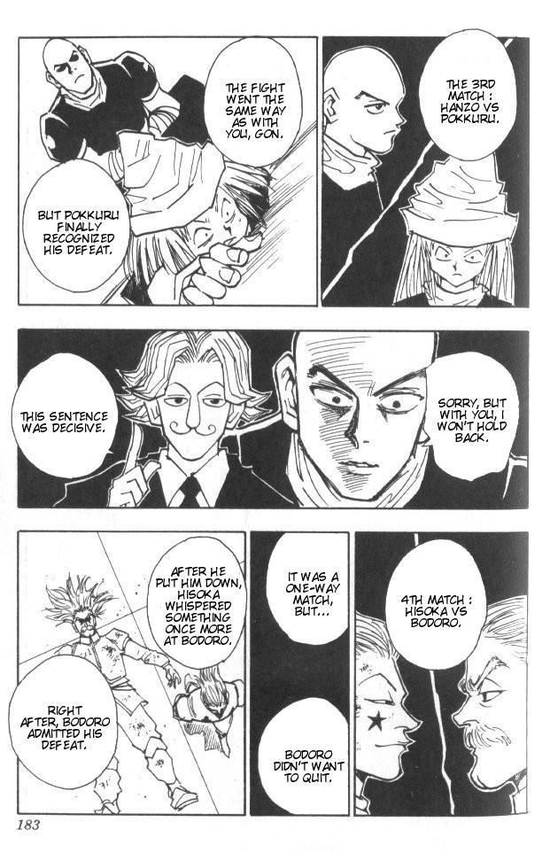 Hunter x Hunter Manga Chapter 35 page 18 - Light and Darkness: Part 1