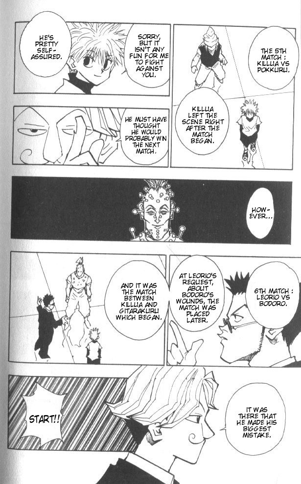 Hunter x Hunter Manga Chapter 35 page 19 - Light and Darkness: Part 1