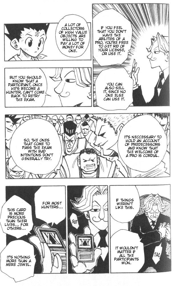 Hunter x Hunter Manga Chapter 35 page 6 - Light and Darkness: Part 1