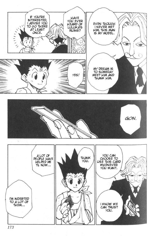 Hunter x Hunter Manga Chapter 35 page 8 - Light and Darkness: Part 1