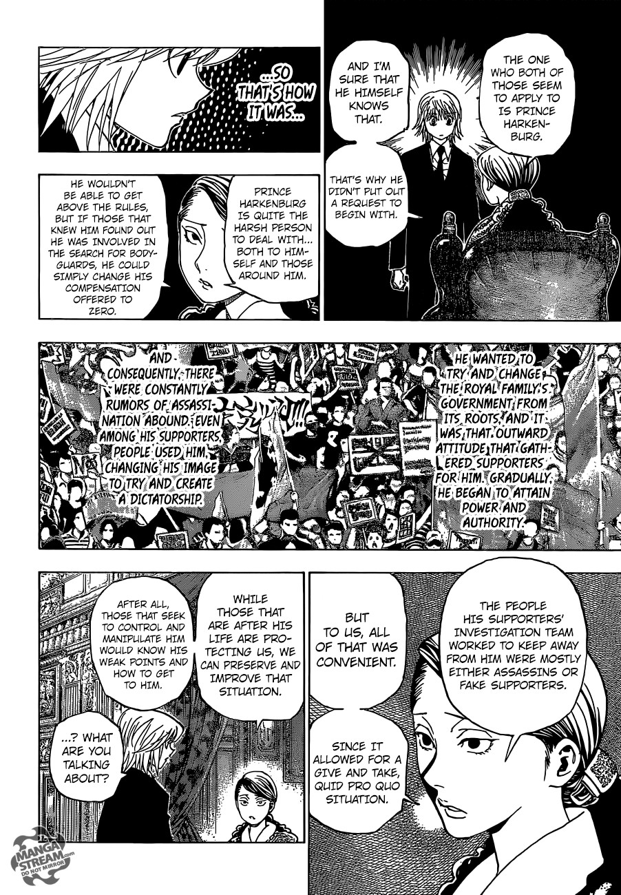 Hunter x Hunter Manga Chapter 350 page 14 - Prince