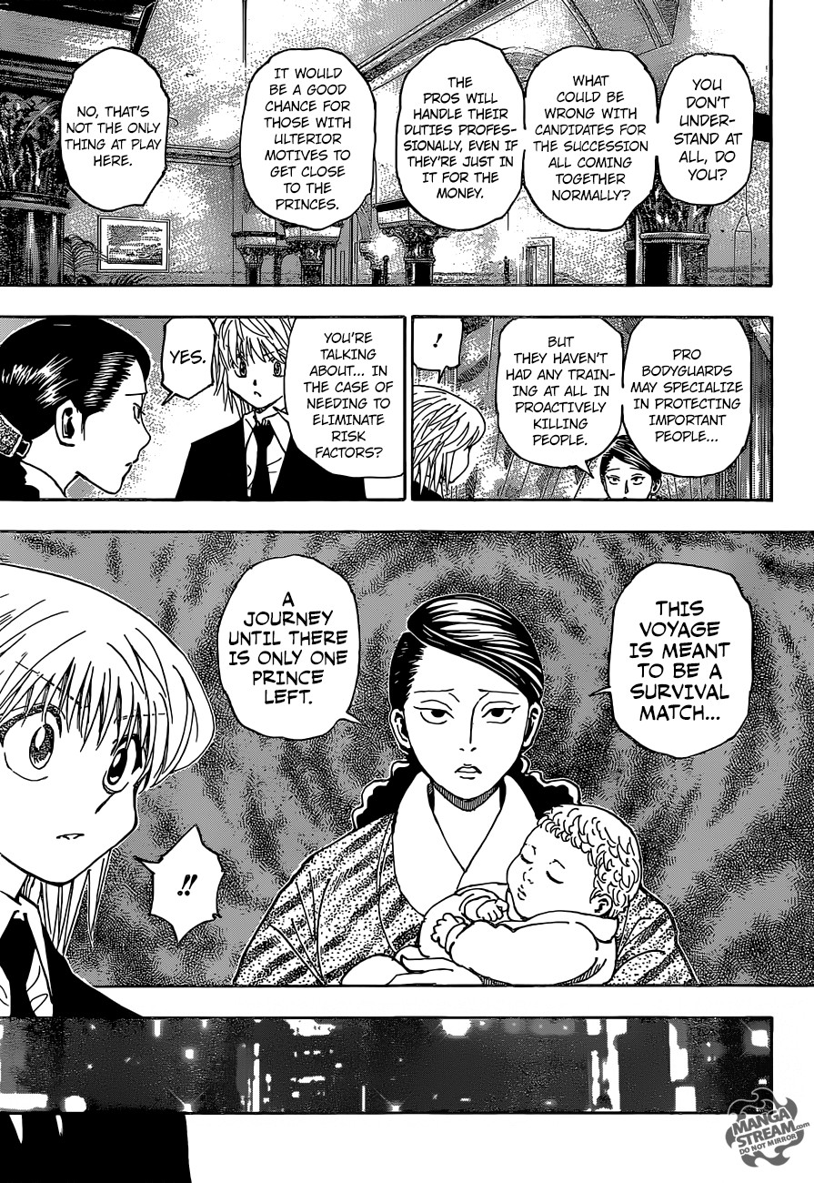 Hunter x Hunter Manga Chapter 350 page 15 - Prince