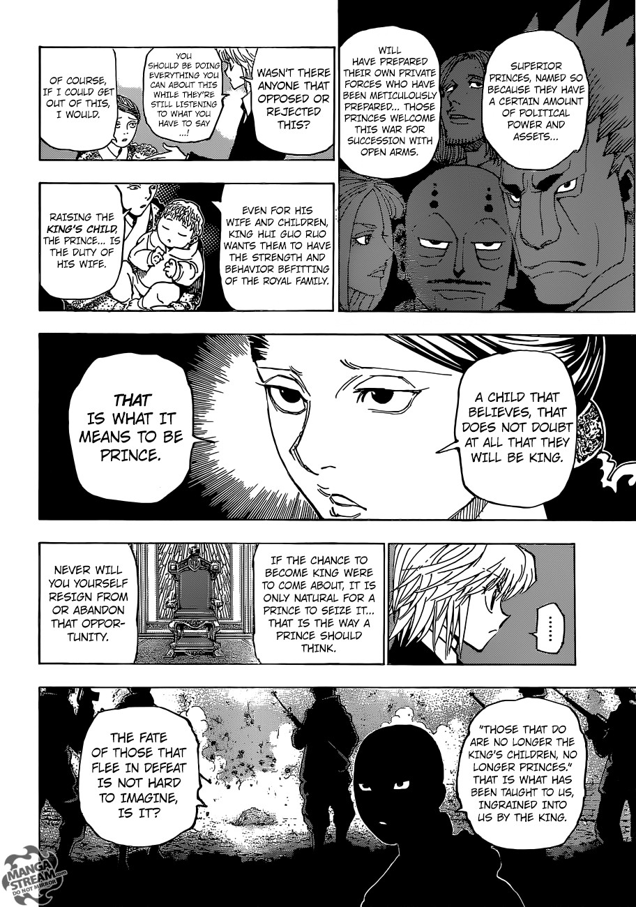 Hunter x Hunter Manga Chapter 350 page 16 - Prince