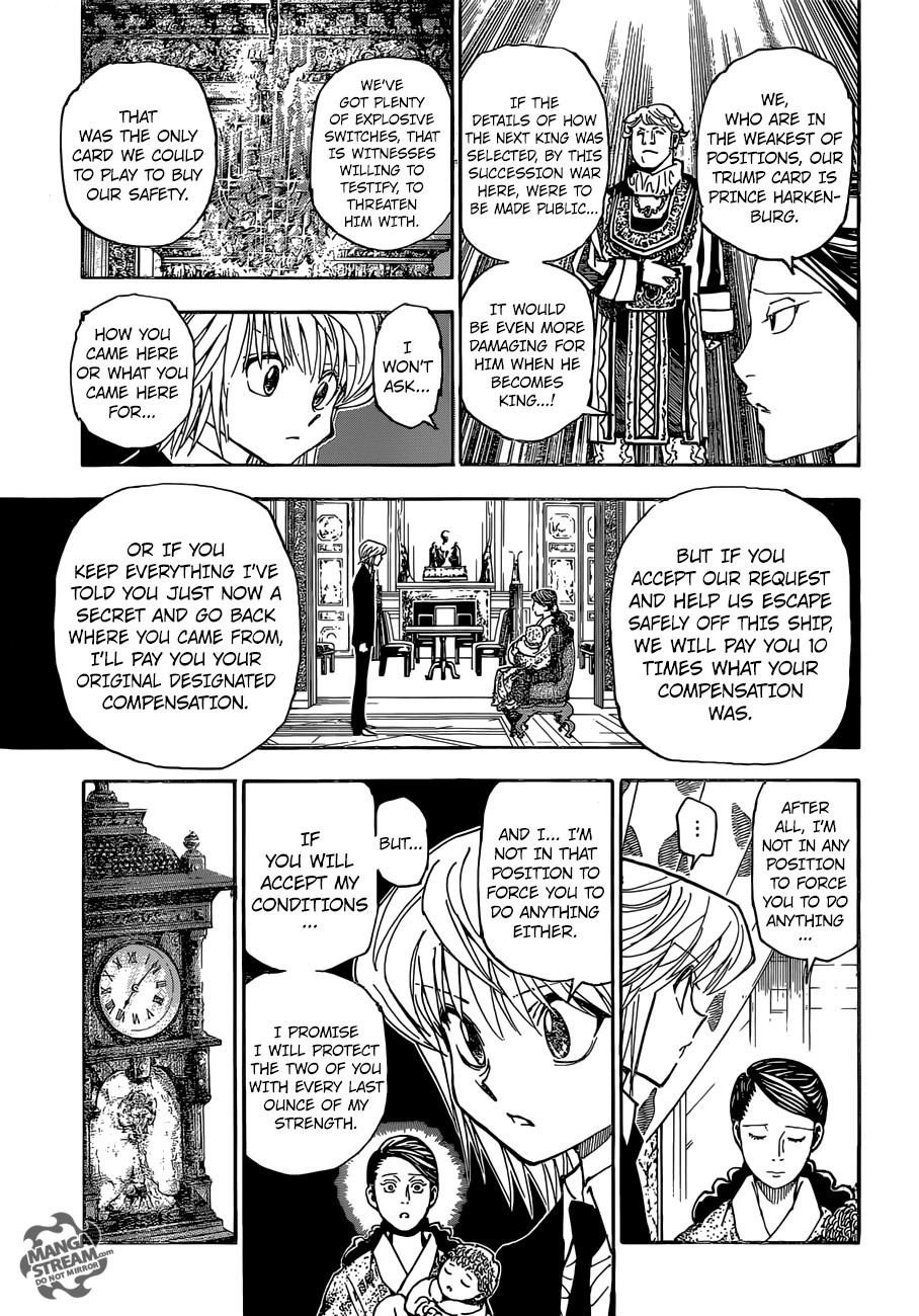 Hunter x Hunter Manga Chapter 350 page 17 - Prince
