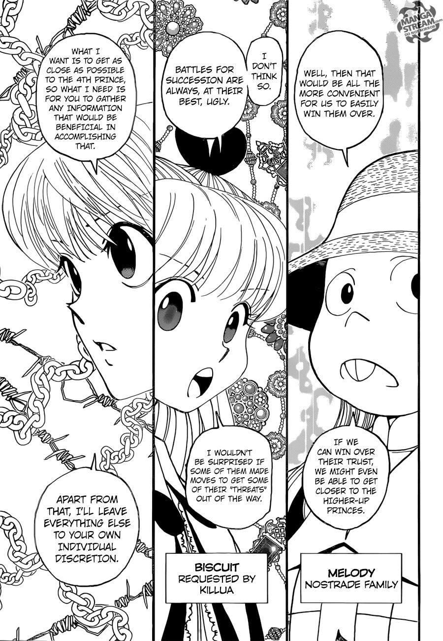 Hunter x Hunter Manga Chapter 350 page 5 - Prince