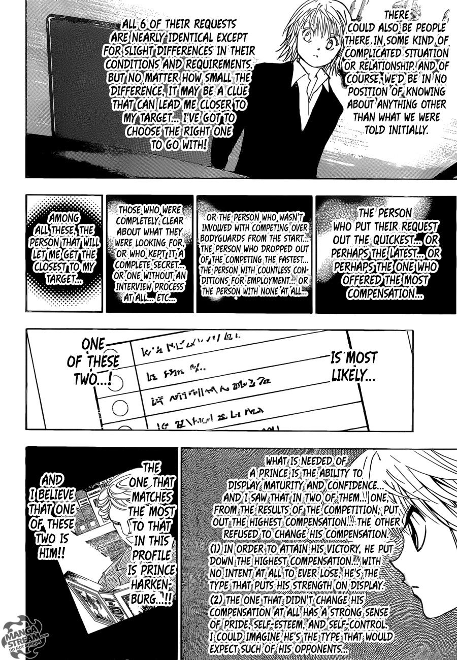 Hunter x Hunter Manga Chapter 350 page 8 - Prince