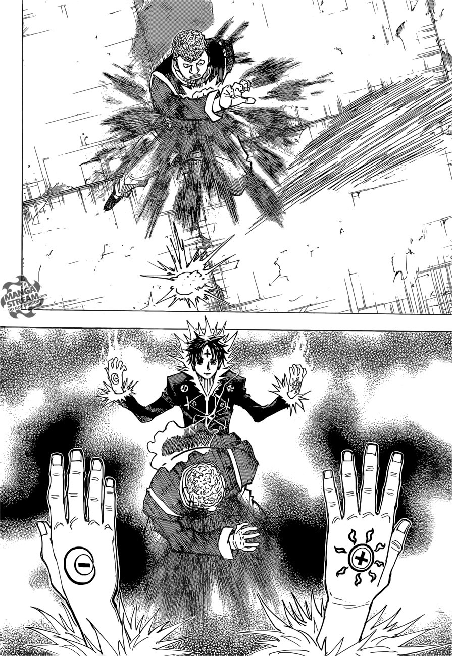 Hunter x Hunter Manga Chapter 351 page 14 - Battle to the Death