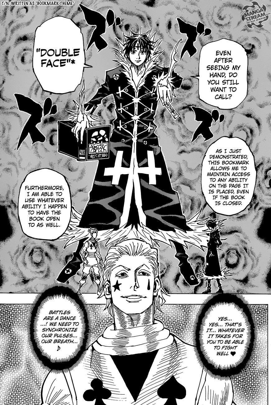 Hunter x Hunter Manga Chapter 351 page 17 - Battle to the Death