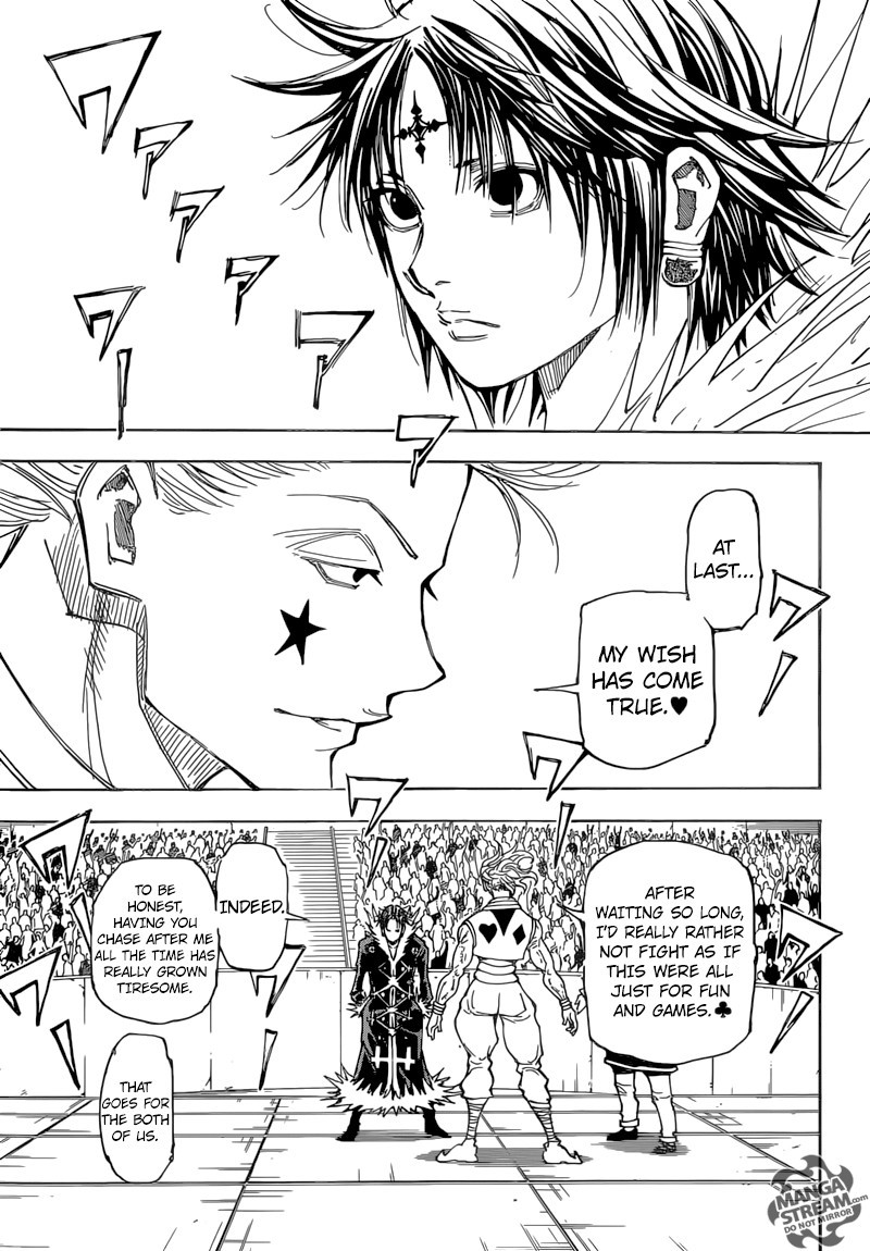 Hunter x Hunter Manga Chapter 351 page 3 - Battle to the Death