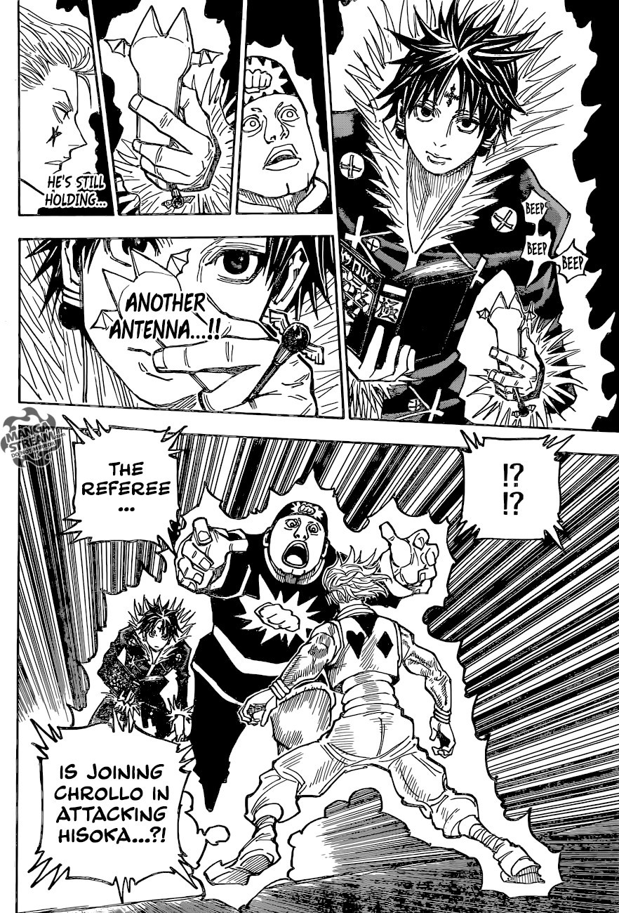 Hunter x Hunter Manga Chapter 351 page 8 - Battle to the Death