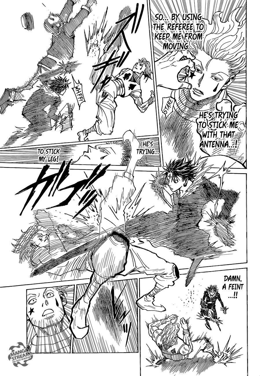 Hunter x Hunter Manga Chapter 351 page 9 - Battle to the Death