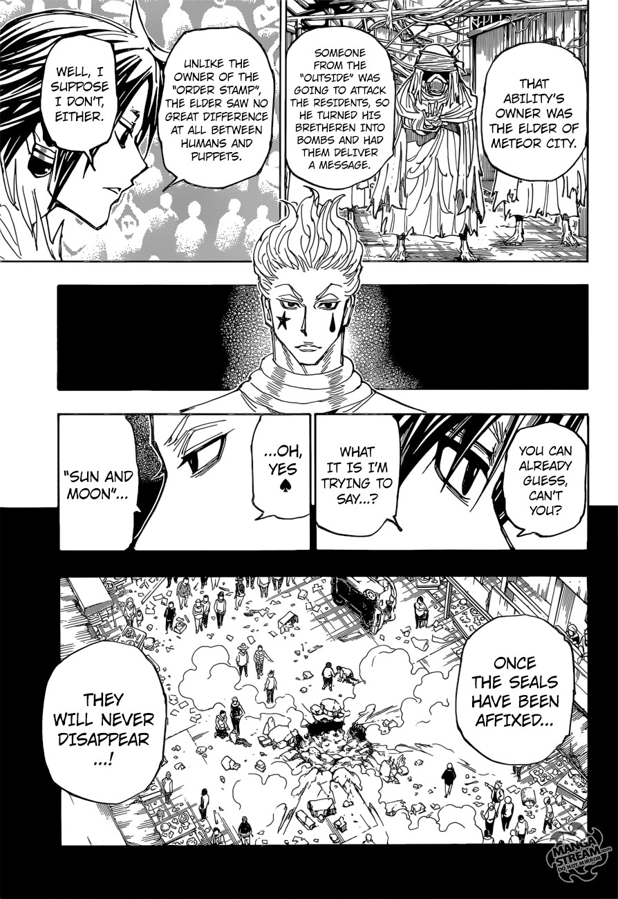Hunter x Hunter Manga Chapter 352 page 11 - Troublesome