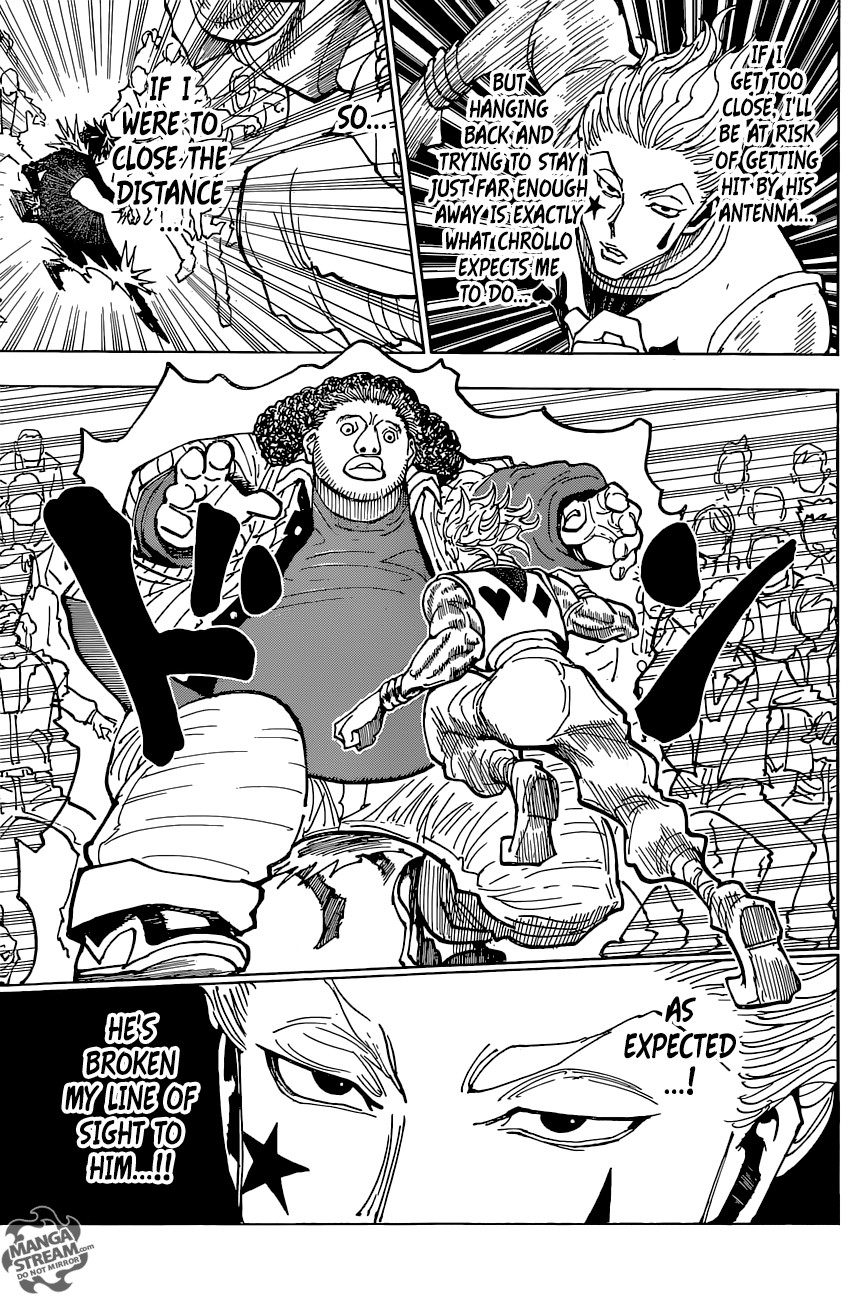 Hunter x Hunter Manga Chapter 352 page 17 - Troublesome