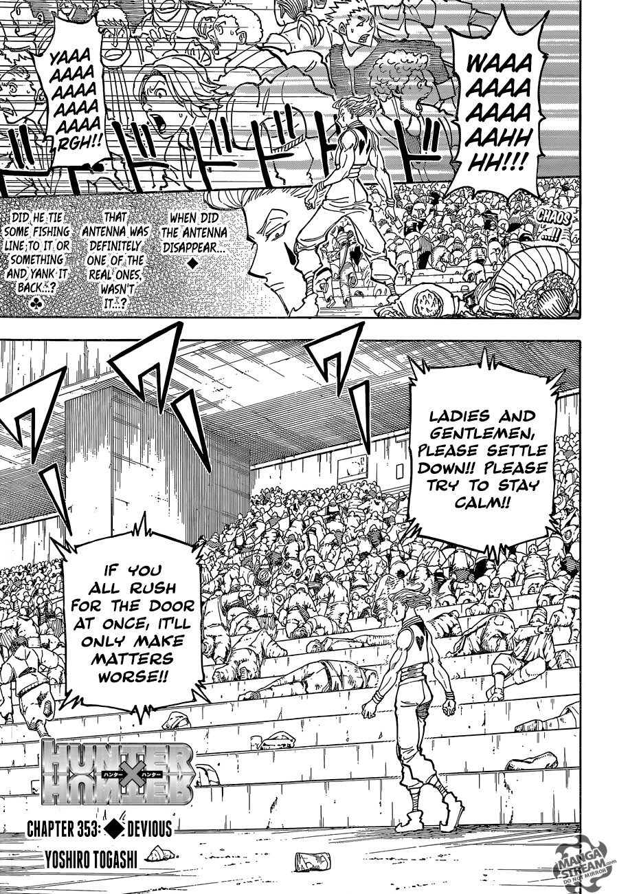 Hunter x Hunter Manga Chapter 353 page 1 - Cold-Blooded