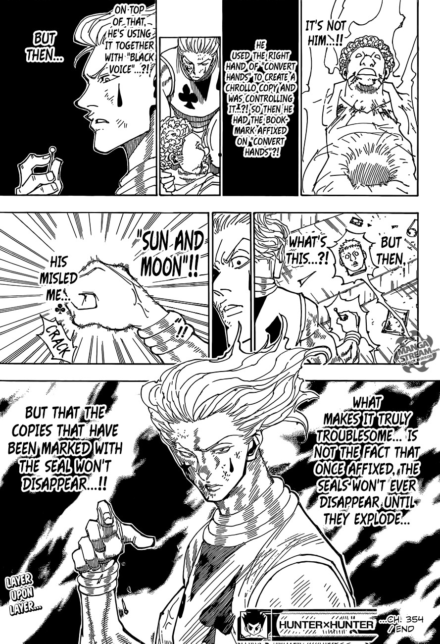 Hunter x Hunter Manga Chapter 354 page 19 - Head