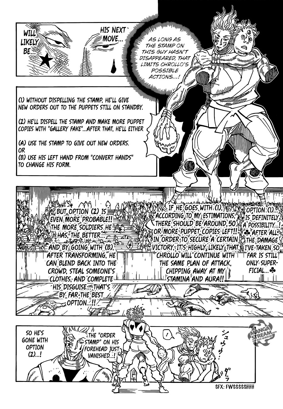 Hunter x Hunter Manga Chapter 354 page 8 - Head