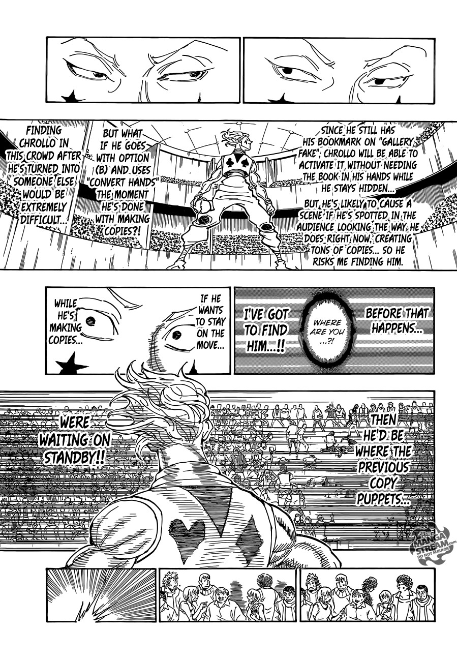 Hunter x Hunter Manga Chapter 354 page 9 - Head