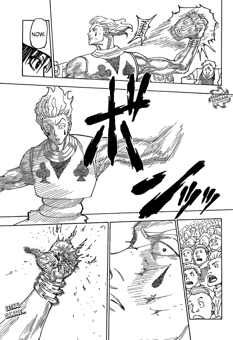 Hunter x Hunter Manga Chapter 355 page 17 - Detonation