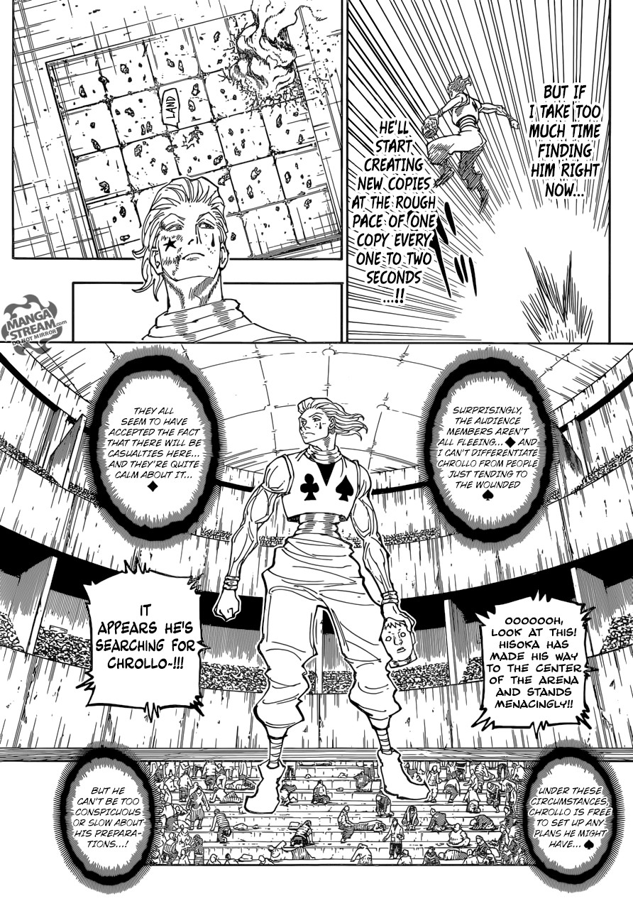 Hunter x Hunter Manga Chapter 355 page 3 - Detonation