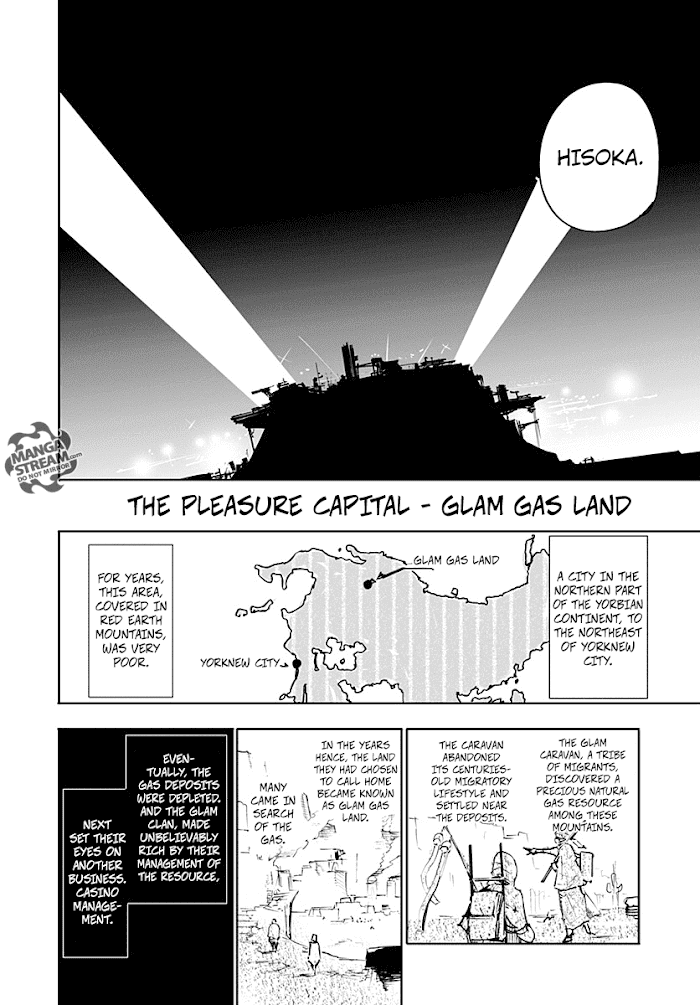 Hunter x Hunter Manga Chapter 356.5 page 2 - Hisoka's Past