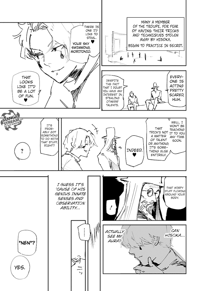 Hunter x Hunter Manga Chapter 356.5 page 24 - Hisoka's Past