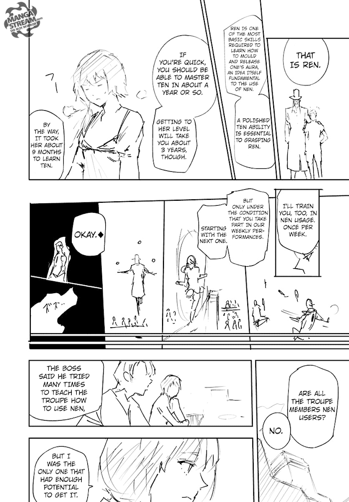 Hunter x Hunter Manga Chapter 356.5 page 27 - Hisoka's Past