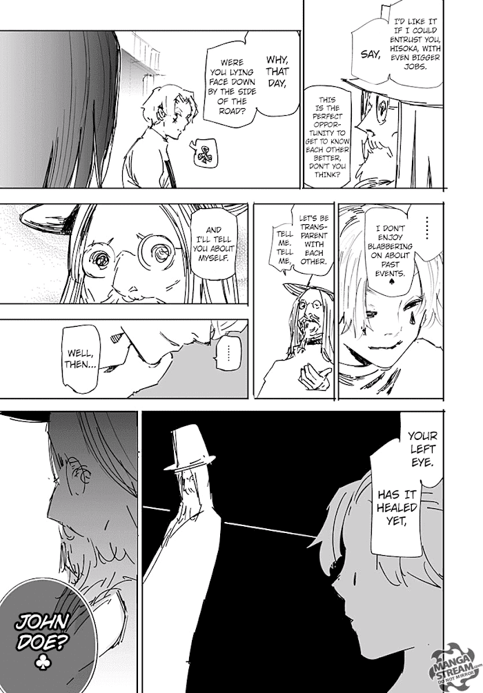 Hunter x Hunter Manga Chapter 356.5 page 46 - Hisoka's Past