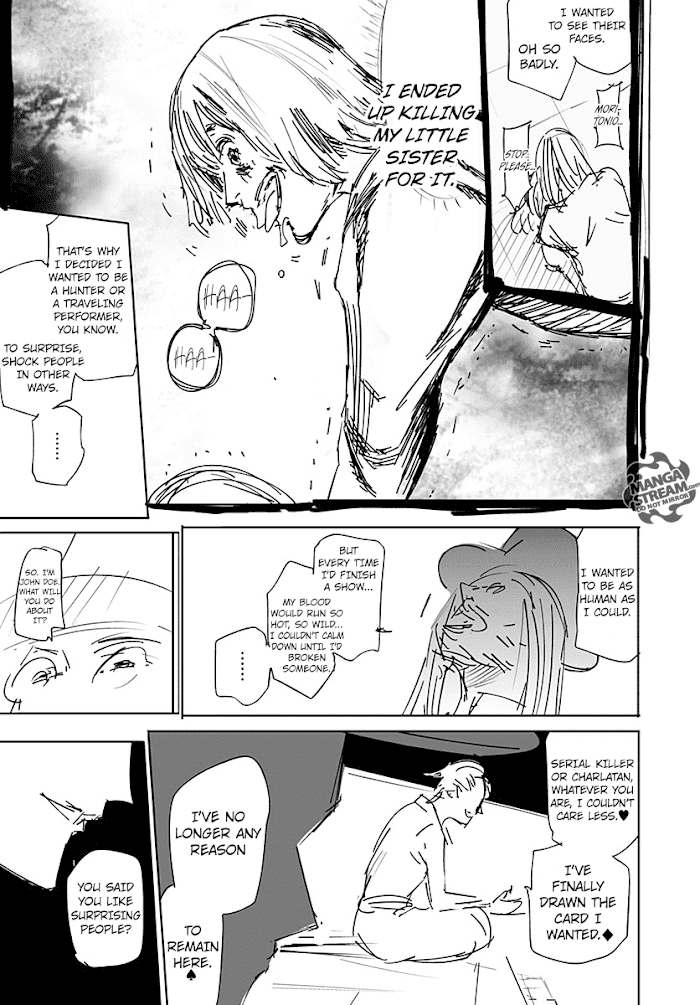 Hunter x Hunter Manga Chapter 356.5 page 48 - Hisoka's Past