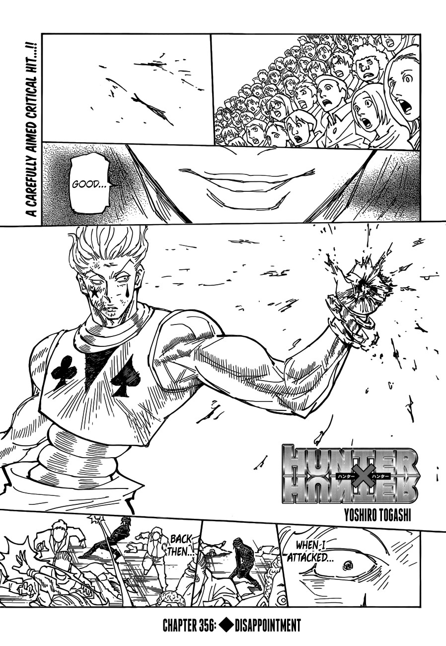 Hunter x Hunter Manga Chapter 356 page 1 - Unfortunate: Part 1