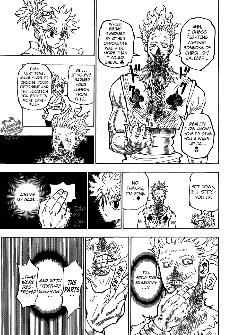 Hunter x Hunter Manga Chapter 357 page 11 - Unfortunate: Part 2