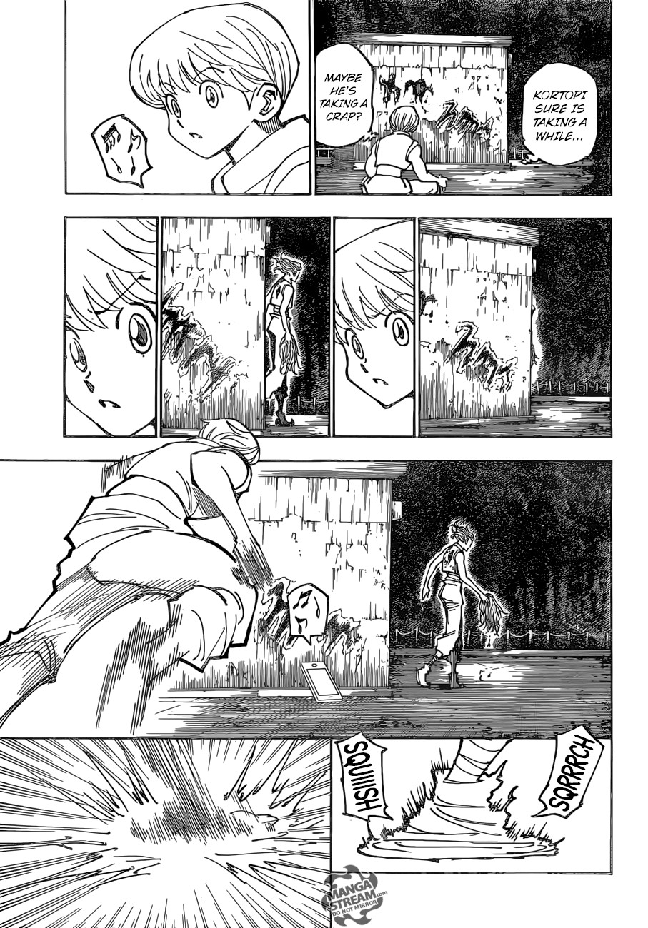 Hunter x Hunter Manga Chapter 357 page 17 - Unfortunate: Part 2