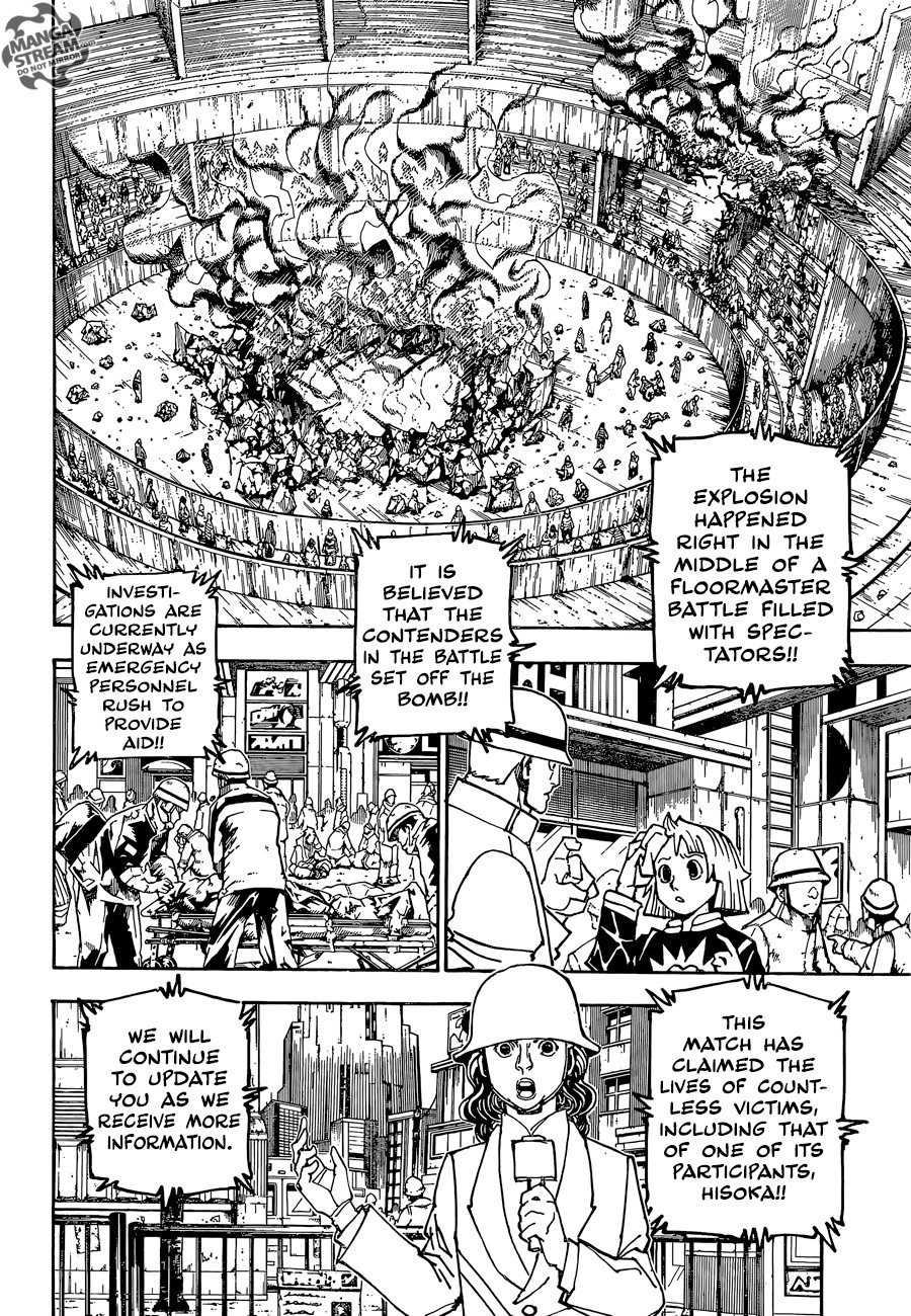 Hunter x Hunter Manga Chapter 357 page 2 - Unfortunate: Part 2