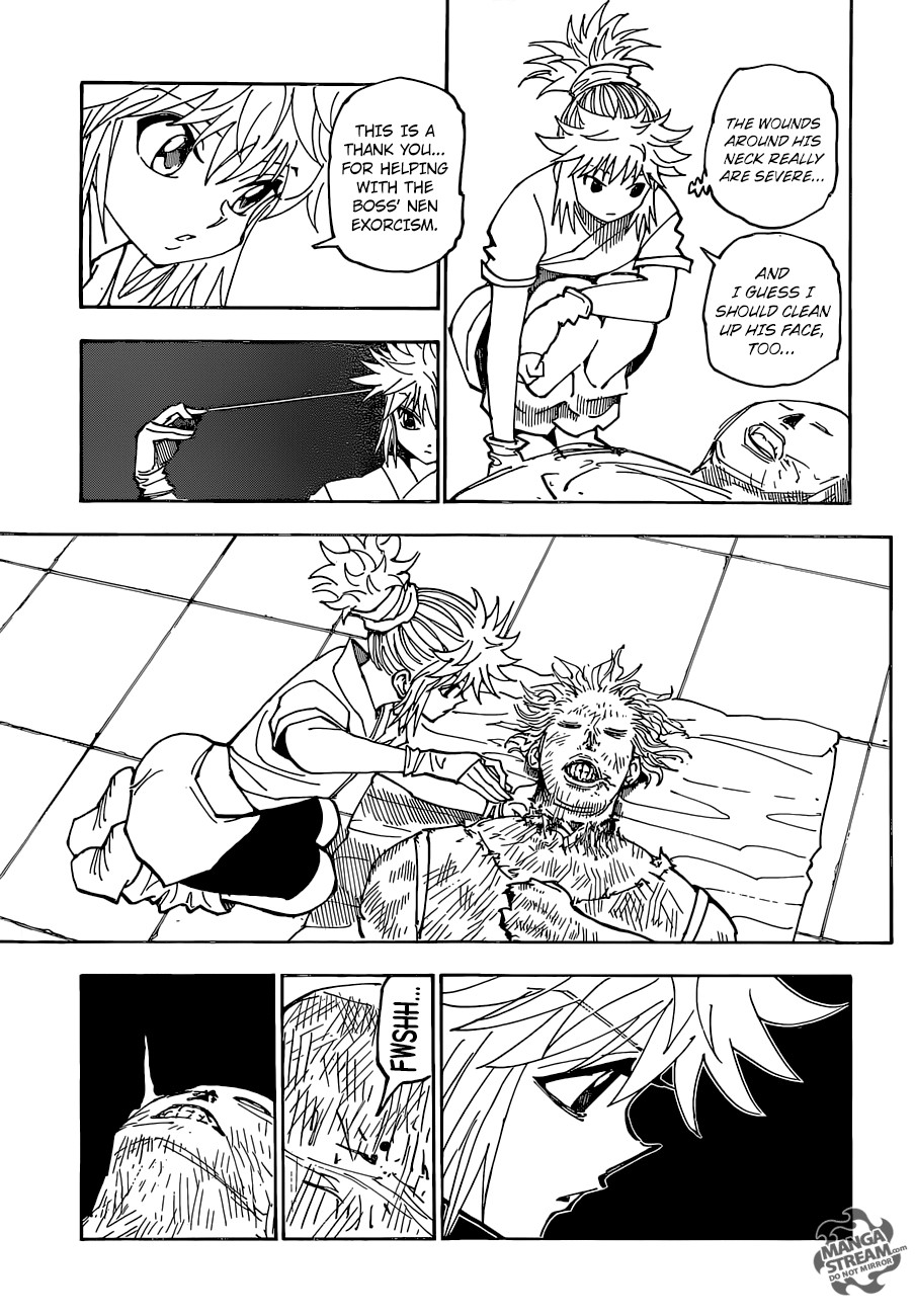 Hunter x Hunter Manga Chapter 357 page 5 - Unfortunate: Part 2