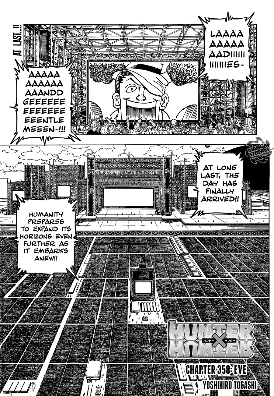 Hunter x Hunter Manga Chapter 358 page 1 - Eve