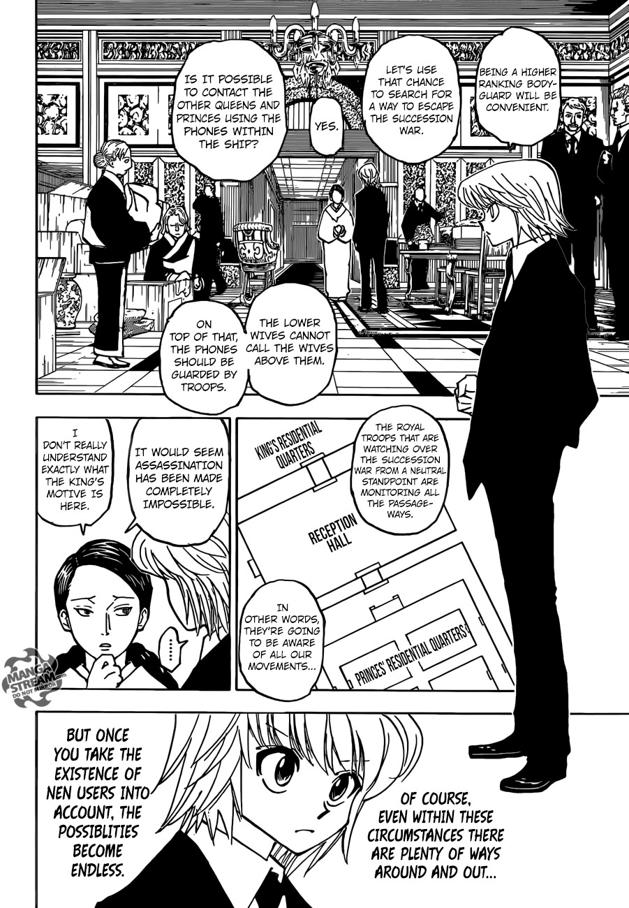 Hunter x Hunter Manga Chapter 358 page 12 - Eve