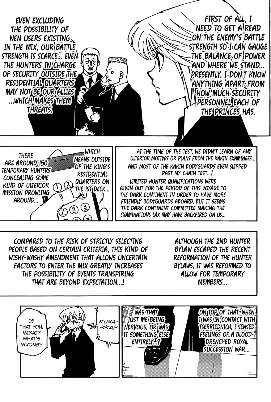 Hunter x Hunter Manga Chapter 358 page 13 - Eve