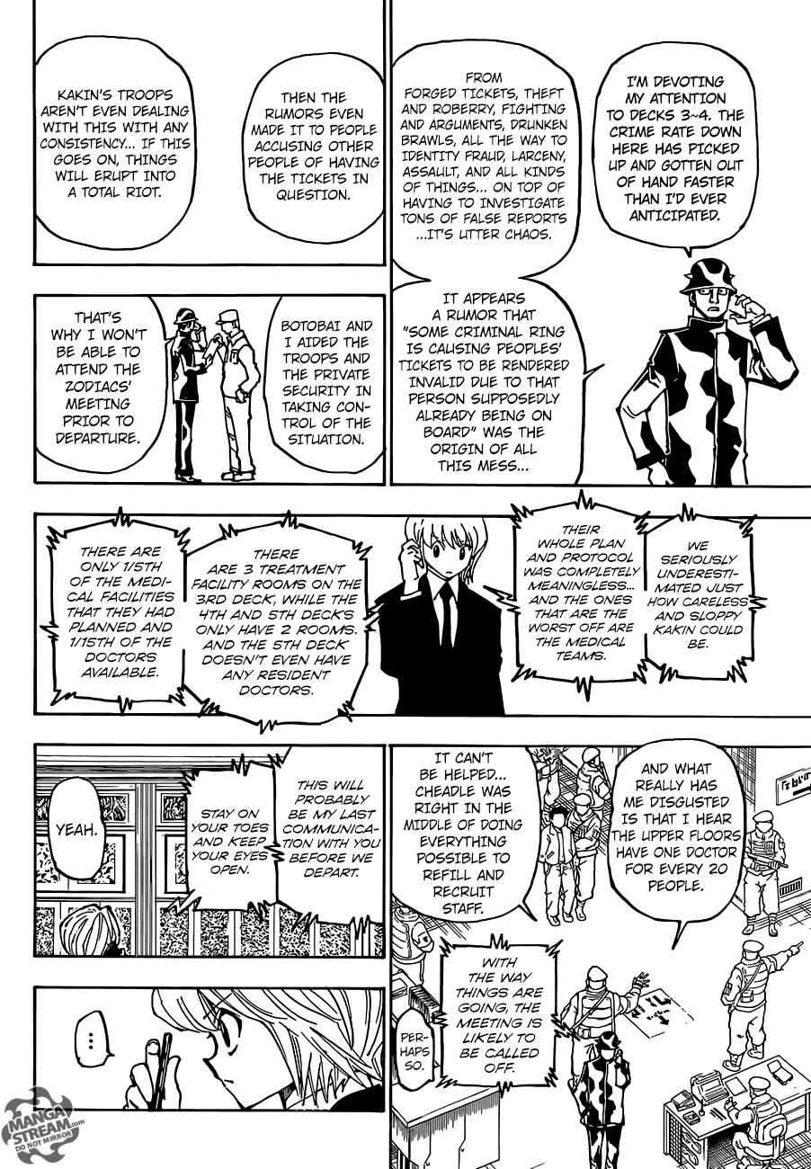 Hunter x Hunter Manga Chapter 358 page 14 - Eve