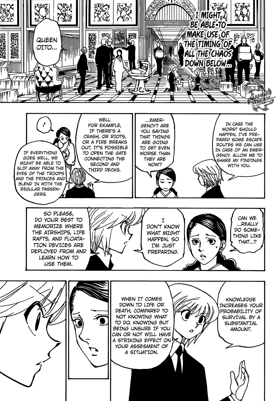 Hunter x Hunter Manga Chapter 358 page 15 - Eve