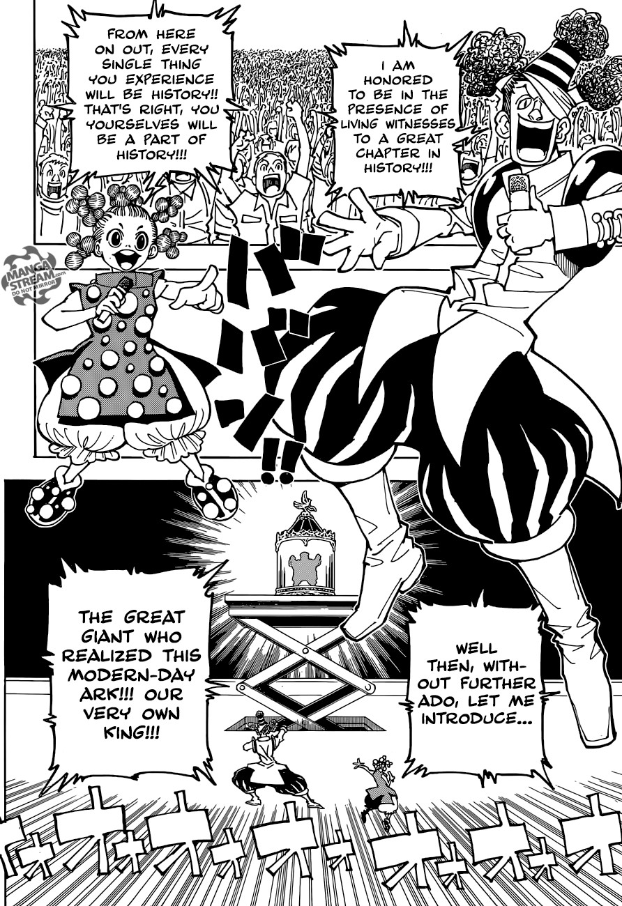 Hunter x Hunter Manga Chapter 358 page 3 - Eve