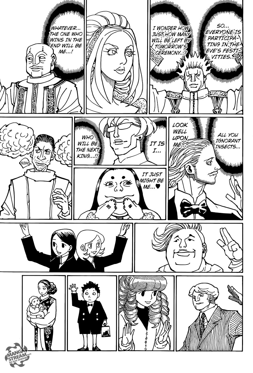 Hunter x Hunter Manga Chapter 358 page 6 - Eve