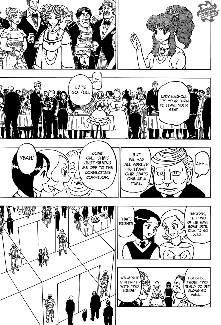 Hunter x Hunter Manga Chapter 359 page 14 - Departure