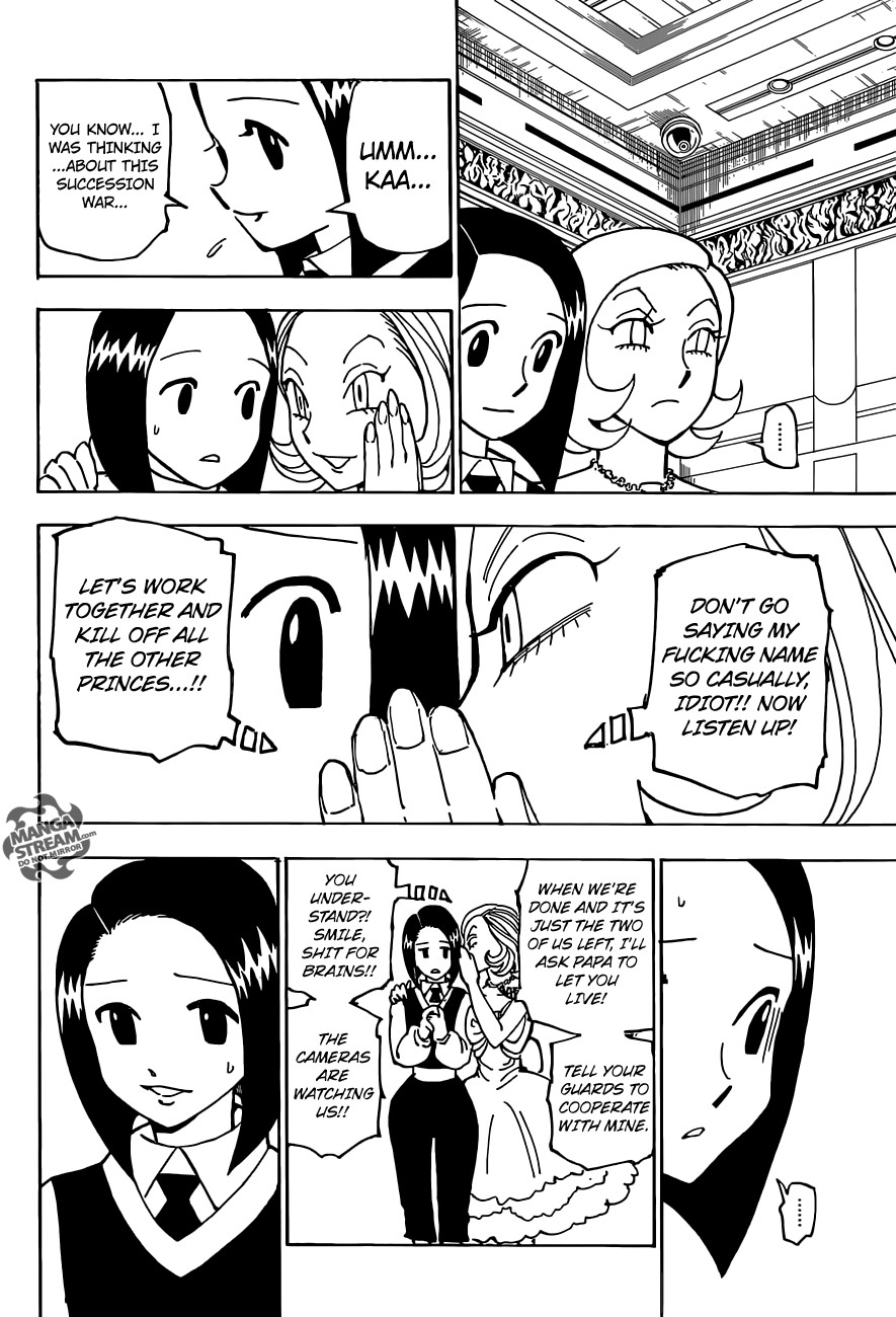 Hunter x Hunter Manga Chapter 359 page 15 - Departure