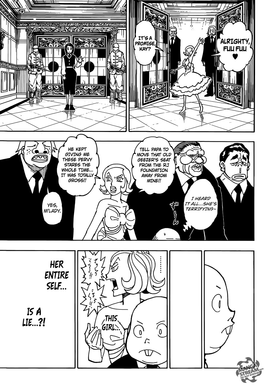 Hunter x Hunter Manga Chapter 359 page 16 - Departure