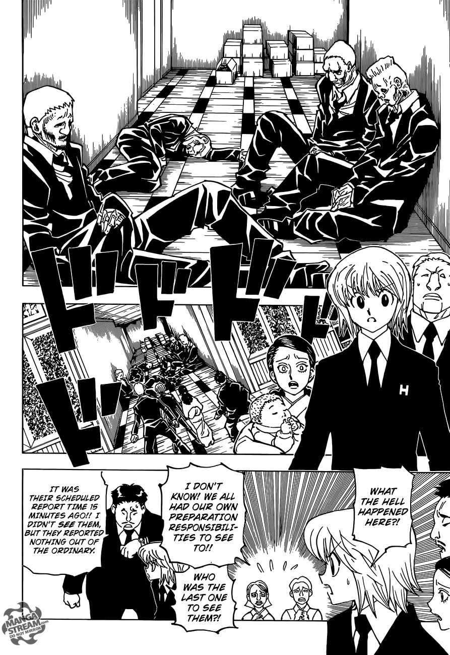 Hunter x Hunter Manga Chapter 359 page 17 - Departure