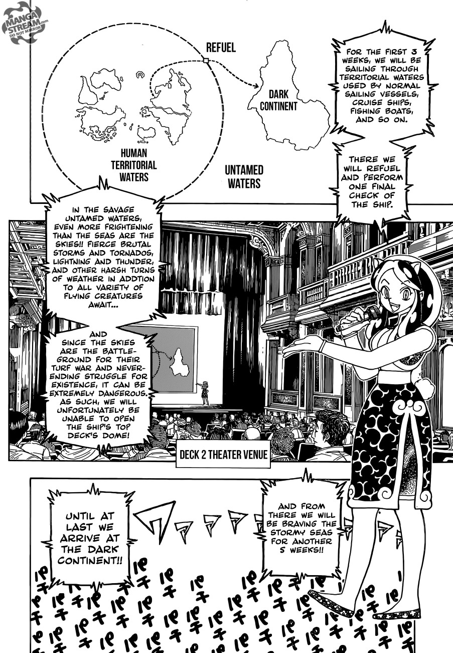 Hunter x Hunter Manga Chapter 359 page 3 - Departure