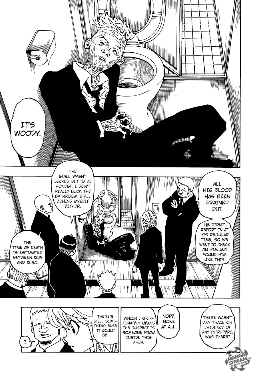 Hunter x Hunter Manga Chapter 359 page 8 - Departure