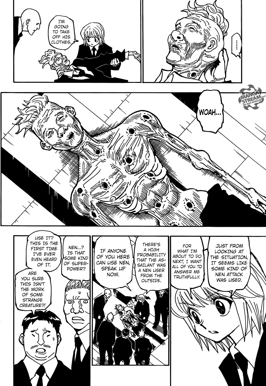 Hunter x Hunter Manga Chapter 359 page 9 - Departure