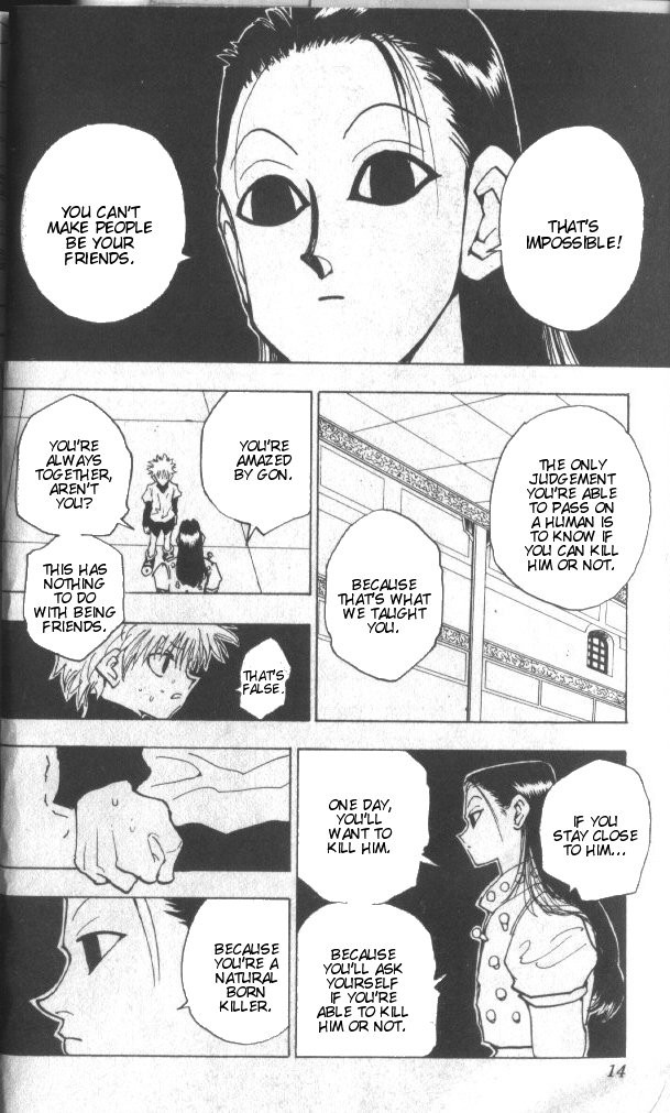 Hunter x Hunter Manga Chapter 36 page 10 - Light and Darkness: Part 2