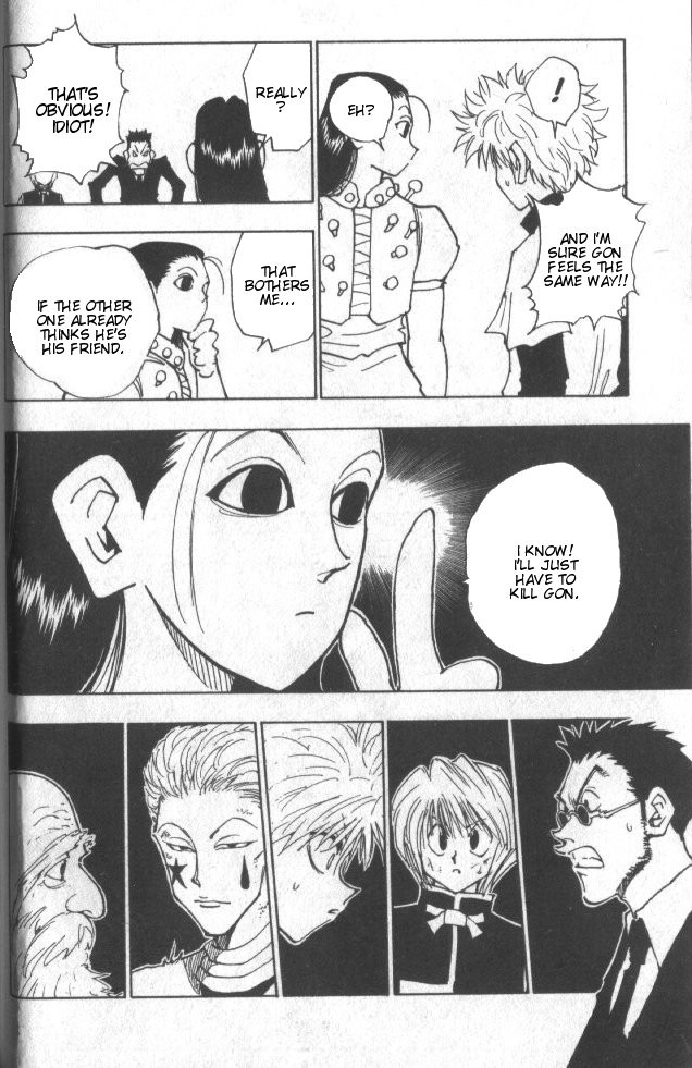 Hunter x Hunter Manga Chapter 36 page 12 - Light and Darkness: Part 2
